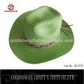 Chapéu de cowboy verde promocional para venda